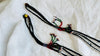 2 Large Vintage Tassels. Kuchi Tribal Beaded Decor.