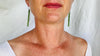 Jade & Sterling Silver Earrings. Canadian Jade. 1361