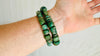Duo of Guatemalita Bracelets. Beaded with Sterling Silver. Mayan Jewelry. Handmade Gift for Her. 2402