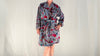 Cotton Velvet Printed Robe. Luxe Robe.