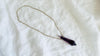Natural Amethyst Crystal Pendant Necklace. Sterling Silver. Atelier Aadya. Medicine Necklace. 2674