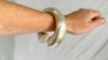 Karen Hill Tribe Silver Bangle. Lovely Shape! 0649