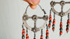 Vintage Uzbek Bukhara Silver Earrings. 4279