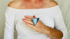Oversized Labradorite Ring. Gorgeous Blue Stone. Adjustable Designer Ring. 4032