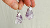 Amethyst & Sterling Silver Drop Earrings. 2699