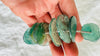 Ancient Roman Glass Necklace with Sterling Silver. Handmade Designer Jewelry.