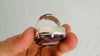 Oversized Faceted Amethyst Ring | Handmade Adjustable Sterling Silver | Unique Gemstone Jewelry. 4022