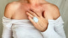 Rainbow Moonstone Ring. Oversized. Size 6. 0517