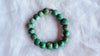 Guatemalita Jade Beaded Bracelet with a Sterling Silver Bead. 4407
