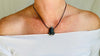 Labradorite Frog Necklace. Handcrafted Stone Pendant and Sterling Silver Jewelry. 2749