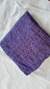 Purple Gauze Om Shawl, Wrap, Scarf. Lightweight Spiritual Accessory from India.