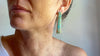 Blue Sea Sediment Jasper Post Earrings in Sterling Silver I Handmade Designer Jewelry I One-of-a-Kind 2168