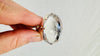 Natural Quartz Ring. Oversized Cocktail Ring. Gorgeous. Adjustable Size. 4019