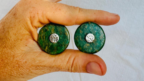 Guatemalita Earrings. Sterling Silver Posts. 2833