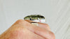 Oversized Faceted Prasiolite Cocktail Ring | Handmade Adjustable Sterling Silver | Unique Gemstone Jewelry. 4189
