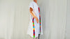 Rainbow Yalalag Huipil from Oaxaca. Handmade Tunic. Mexico.