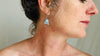 Chrysocolla and Sterling Silver Earrings. Atelier Aadya. 4201