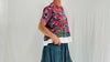 Vintage Totonicapan Huipil. Hand-Woven & Embroidered. Ikat. 4318