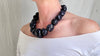 Blue Goldstone & Silver Necklace. Melting Quartz. Atelier Aadya. 1407