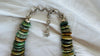 Jade Disks Choker Necklace. Guatemalan. Mayan Guatemalita. 2865