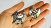 Oaxacan Hoop Earrings. Arracadas. Sterling Silver. Mexico. Frida Kahlo
