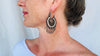 Vintage Mexican Arracadas. Sterling Silver & Pearl. Oaxaca. Mexico. Frida Kahlo