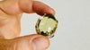 Oversized Faceted Lemon Topaz Cocktail Ring | Handmade Adjustable Sterling Silver | Unique Gemstone Jewelry. 4203