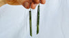 Jade & Sterling Silver Earrings. Canadian Jade. 4420