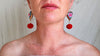 Alebrije Heart and Pompom Earrings. Sterling Silver. Atelier Aadya. 1174