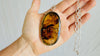 Large Amber Pendant on a Silver Chain. Handmade Sterling Silver Jewelry. 2621