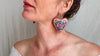 Alebrije Heart Earrings. Sterling Silver. Atelier Aadya. 0434