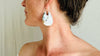 Turquoise & Sterling Earrings. Pale Green. 2479