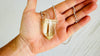 Citrine & Silver Pendant Necklace. Handmade Sterling Silver Chain. 2306