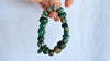 Guatemalita Jade Beaded Bracelet with a Sterling Silver Bead. 4414