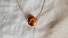 Mookaite Skull Pendant. Turquoise & Sterling Silver Chain. 1278