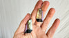 Intarsia Stone & Sterling Earrings. Labradorite, Sugilite, Obsidian. 0600