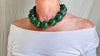 Aventurine Spheres Necklace. Sterling Silver. Adjustable. 1162