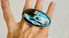 Sterling Silver Labradorite Ring | Adjustable Ring with Gorgeous Flash | Chunky Mystical Jewelry. 4303