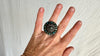 Antique Turquoise and Sterling Ring. India. size 8. 1371