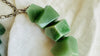 Faceted Aventurine Necklace. Sterling Silver. Adjustable. 2453