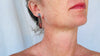 Sonora Sunrise Silver Post Earrings. Rare Chrysocolla Cuprite. Sterling One-of-a-Kind. 3013