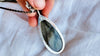 Labradorite and Silver Pendant Necklace. 4438