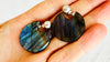 Labradorite & Sterling Earrings. Handmade Stone Earrings. 1145