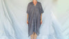 Mexican Gauze Dress. Hand Dyed. Applique Work. One Size.