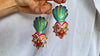 Alebrije Heart Earrings. Sterling Silver. Atelier Aadya. 2881.
