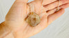 Gold-Rutilated Quartz Crystal Pendant Necklace. Sterling Silver. Atelier Aadya. Medicine Necklace. 2561