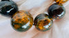Huge Graduated Amber Round Bead Necklace. Dramatic and Gorgeous!