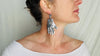 Oaxaca Silver Earrings. La Mano. Hand. Mexico. Frida Kahlo. 4184