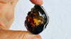 Amber Botanicals Ring. Sterling Silver. Adjustable Size. AMB-2