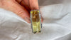 Lemon Topaz Botanicals Cocktail Ring | Oversized Handmade Adjustable Sterling Silver | Unique Gemstone Jewelry. 4481